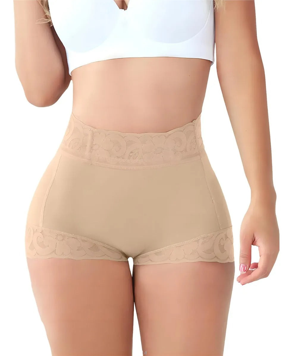 Tonelle Colombian Faja Shapewear Shorts – High Waist Tummy Control & Butt Lift