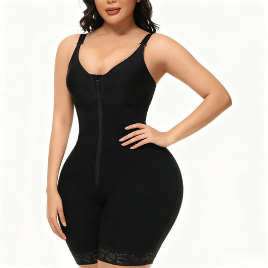 Women's Colombian Faja Shapewear Bodysuit – High Compression Tummy Control & Butt Lift